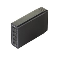 Зарядное устройство 220V > USB 5V/10A HQ-Tech KA005010,  5 USB портов 50W Black