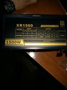 Блок питания ATX XR-1500W 90Plus GOLD, 1x14cm FAN, 6x2х(6+2)Pin 0,6М, 1x4+4Pin, 1x3SATA, 1x20+4, 2x1MOLEX+2SATA