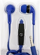 Наушники M2 Blue, для моб. телефона/планшета, микрофон, DC3.5, Blister