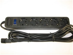 Сетевой фильтр Merlion B545 black (4,5 m) UPS (10A)