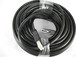 Кабель HDMI-HDMI V-1.4 15m 19PM/M HIGH SPEED OD-7.5mm, круглый Black