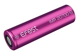 Аккумулятор 20700 Li-Ion Efest IMR 20700 3000mAh, 30A, 4.2/3.7/2.5V, Box 2pcs