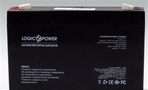 Аккумулятор 6V 7,2 Ah LogicPower LPM 6-7,2 AH