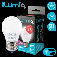 Лампа Ilumia 073 L-6-G45-E27-NW 450Лм, 6Вт, 4000К