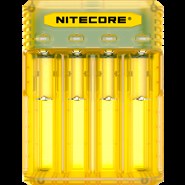 Зарядное устройство от 12V, Nitecore Q4 Yellow, 2 канала, Li-Ion/IMR 2A max, LED, Blister