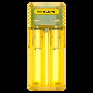 Зарядное устройство от 12V, Nitecore Q2 Yellow, 2 канала, Li-Ion/IMR 2A max, LED, Blister