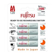 Аккумулятор AA/(HR6) Fujitsu HR-3UTCEX(4B), 1900mAh, LSD Ni-MH, блистер 4шт, цена за уп., Japan ориг 100%