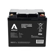 аккумулятор Azbist AGM ASAGM-12400M6, Black Case, 12V 40.0 Ah