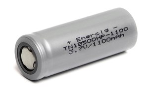 Аккумулятор 18500 Li-Ion Enercig IMR TN18500HP-1100 (EC-18500HP-1100), 1100mAh, 22A, 4.2/3.7/3V, Gray