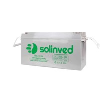 Аккумулятор гелевый 12V 100 Ah SOLINVED 100-12 GEL, (330x173x218mm), 30.4 kg Grey