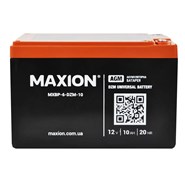 Аккумулятор тяговый 12V 10 Ah Gel Maxion 6-DZM-10 M5 (под винтик), 10x10x15см