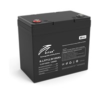 Аккумулятор LiFePO4 12,8V 100Ah Ritar mini, 1280Wh BMS50@4S (229х138х210 мм), 9.9kg