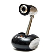 Веб-камера DeTech FM377 Black 2 Mpix