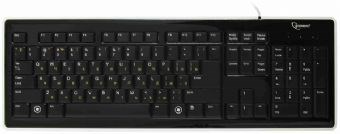 Клавиатура с подсветкой букв Gembird KB-6050LU-W-RUA Black USB