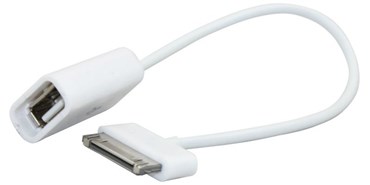 Кабель USB(F) -> Apple Iphone/Ipad 0,2m (TT0212)